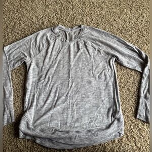 Athleta Mindset Sweatshirt in Marl Grey Heather